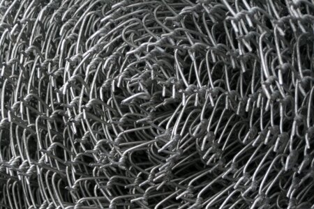 Chain-link fence mesh wire fence metal