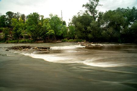 Swirling Rapids at Sheboygan Falls