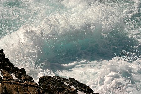 Crash wave sea photo