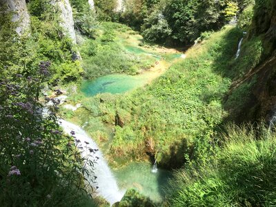 Plitvice lakes, national park Croatia, Europe photo