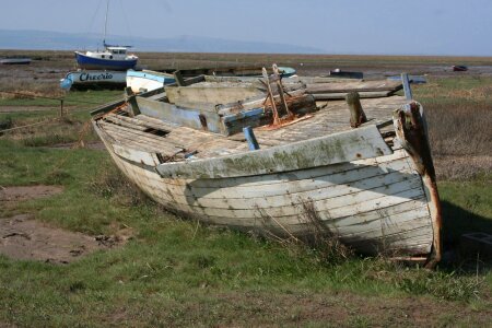 Wrecked vessel nautical photo