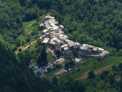 Town houses building photo