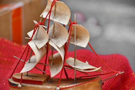 Cruise Ship handmade sailboat photo