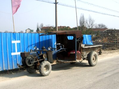 Tractor vehicle farm photo