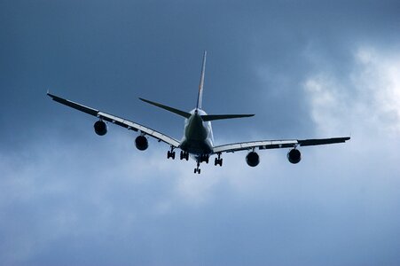 Flying sky airliner