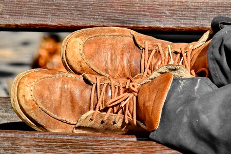 Leather shoe footwear photo