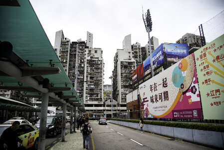 Check in port and streets in Macau