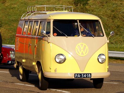 Hippie retro automobiles