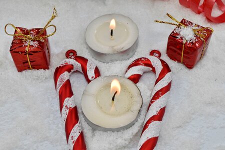 Candlelight candles christmas photo