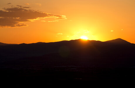 Sunset over Coldwater Canyon