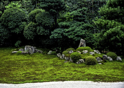 Tsuru-kame Garden at Sesshuji, Kyoto, Japan