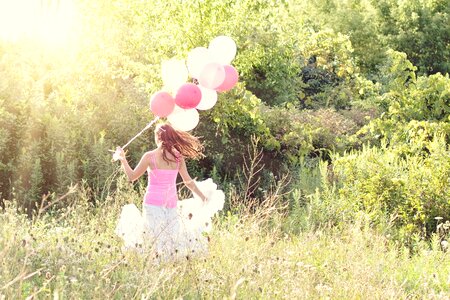 Field pink happy
