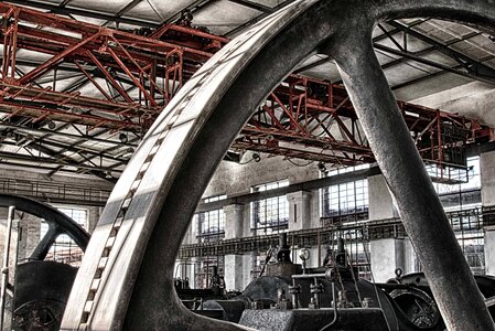 Construction factory hall photo