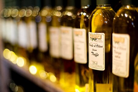 Bottles of Olive Oil photo