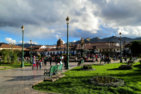 Plaza de Armes, Cusco, Peru. photo