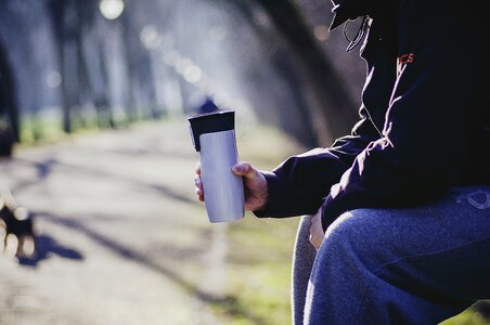 Coffee break cup photo