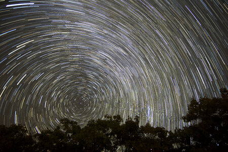 Spinning Star Trails photo