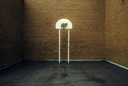 Old Brick Basketball Court photo