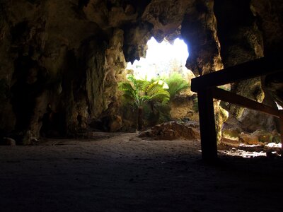 Australian cave entrance photo