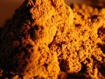 Curry powder food spice photo