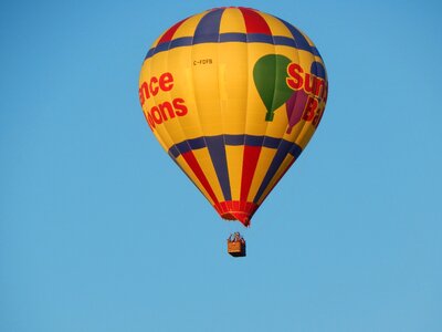 Balloon flying ride photo