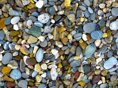 Pebble nature beach photo