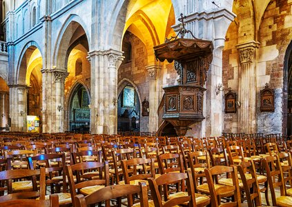 Architecture bench cathedral photo