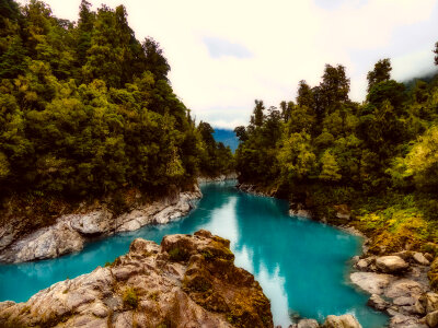 River and Stream landscape in New Zealand photo