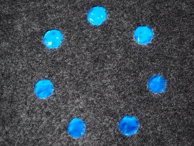 Fabric felt pattern