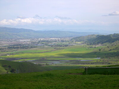 Coyote Valley Landscape and View in San Jose, California photo