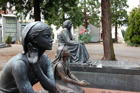 Cemetery milan monumental cemetery