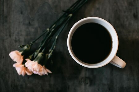 Black breakfast coffee photo