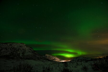 Borealis green phenomenon photo