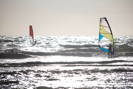 Beach fun horizon photo