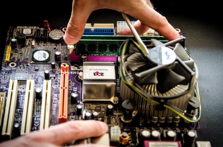 Component computer computer chip