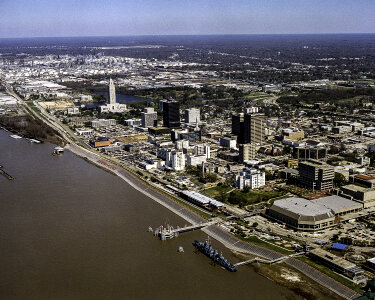 Baton Rouge waterfront landscape, Louisiana photo