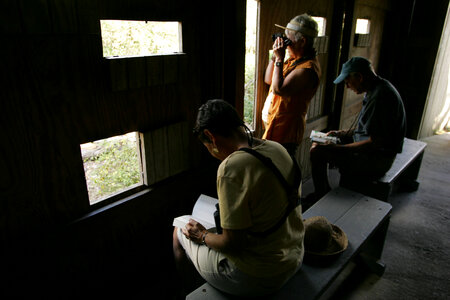 Viewing blind at Laguna Atascosa National Wildlife Refuge photo