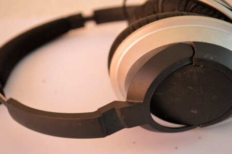 Old Headphones Worn Out photo
