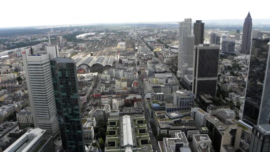 Cityscape view of Frankfurt, Germany photo