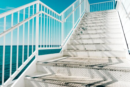 Construction staircase structure photo