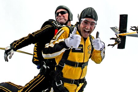 Adrenaline extreme jump photo