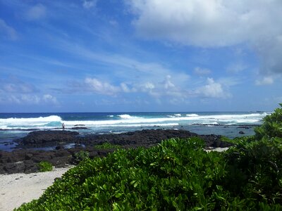 Rocky waves scenic