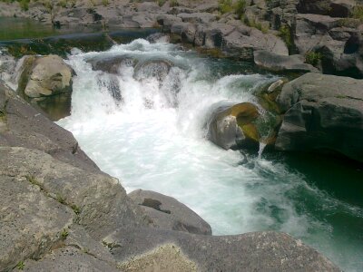 Alcantara river in Italy