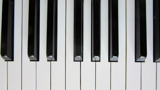 Piano keyboard musical instrument piano keys photo