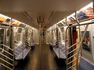Empty train vehicle photo