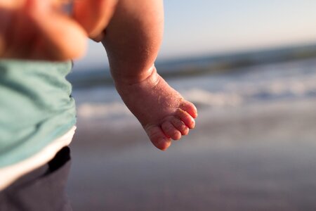 Baby toes child photo