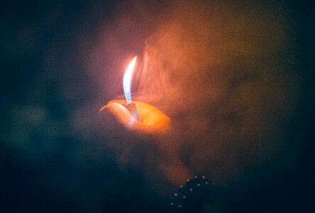 Darkness fire hand