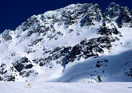 Snow-capped mountains photo