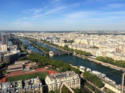 Paris River Seine Landmark City Cityscape View photo