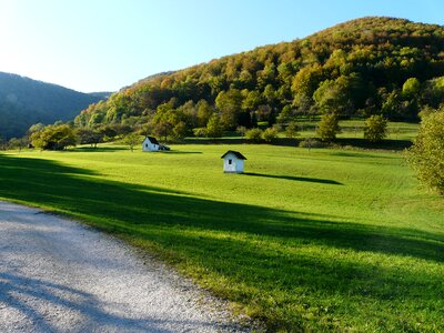 Trail cottages landscape photo